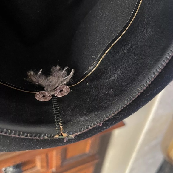Vintage CHURCHILL LTD. Black "25" Beaver Fedora Hat - Picture 6 of 9